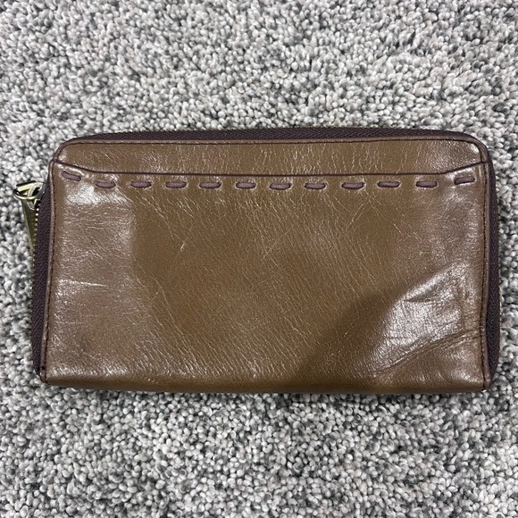 Hobo Leather HONOR Wallet Color MINK Retails For  $118 Mid Size - Picture 2 of 7